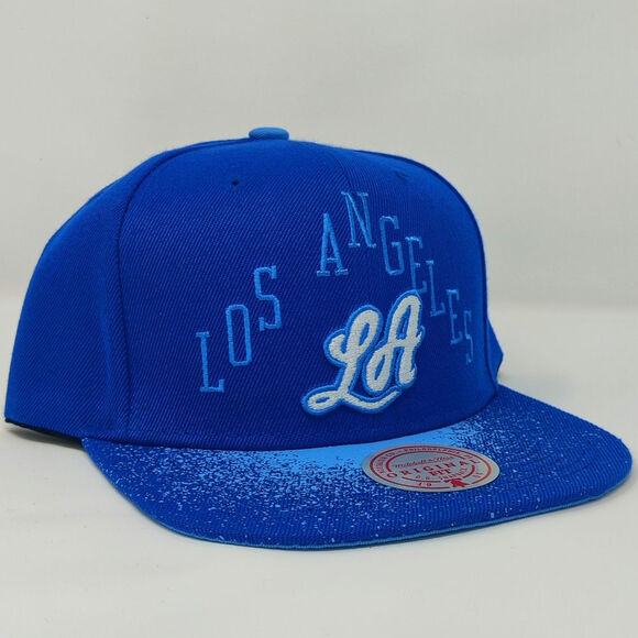 Mitchell & Ness Los Angeles Lakers LA Dodgers Blue Authentic Snapback NWT OSFA - Picture 1 of 6